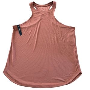 Nike Ribbed Rust Dri-Fit Tank